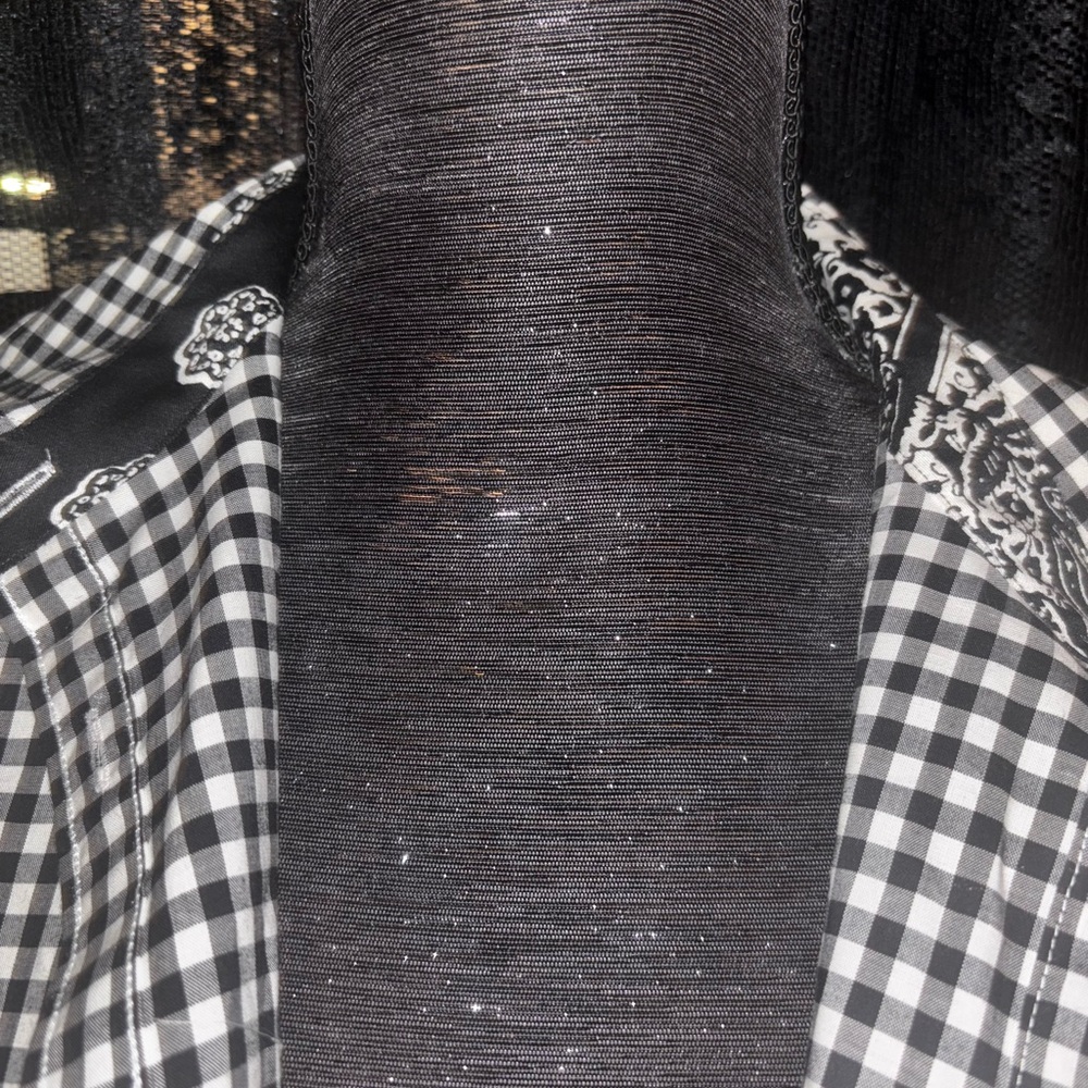Checkered Button-Up - Picture 2 of 4